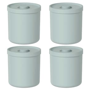 4X Lixeira De Cozinha 6 Litros Ou Bold Verde
