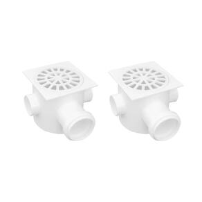 Kit Com 2 Caixa Sifonada Dn100 3 Entradas E Saída Dn50 Akato