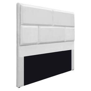 Cabeceira King Brick P02 195 cm Para Cama Box Branco
