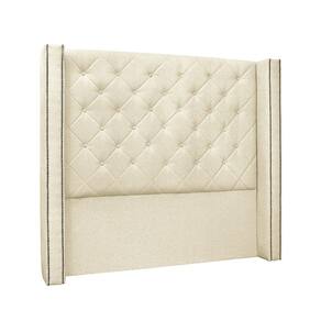 Cabeceira Cama Box Solteiro 90 cm Vicenza Linho Pérola S04 - D`Rossi