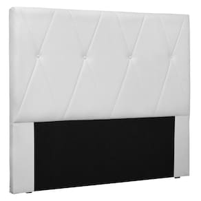 Cabeceira Estofada Cama Box Casal Queen Size 160cm Branco