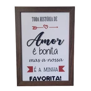 Quadro Decorativo Em Mdf Para Quarto/sala (33x24,5) Quadro 1