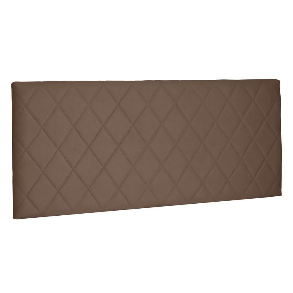 Cabeceira Estofada Box Casal Queen Esmeralda 160cm Caramelo