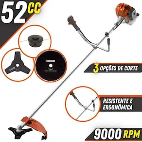 Roçadeira Tekna Rl520acn Tk Com Lâmina Circular 80 Dentes