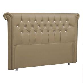 Cabeceira Solteiro P04 100 Cm Suede Bege Tca 941