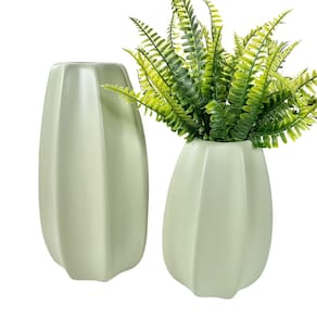 Dupla vaso centro de mesa grande médio verde menta decor