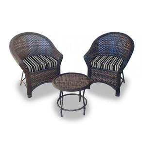 2 Poltronas + 1 Mesa Centro Friso Preto