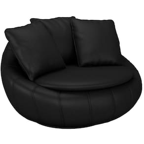 Poltrona Giratória Kira M03 Couríssimo Preto
