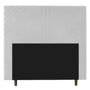 Cabeceira Cama Box Casal Queen Size Lisboa 160Cm Branco