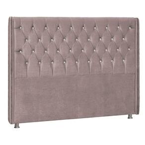 Cabeceira King Tóquio P04 195 Cm Suede Rosê