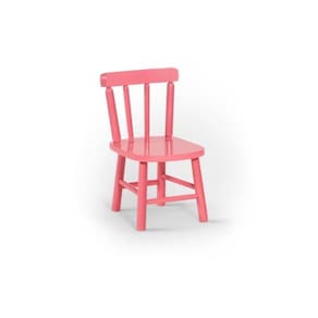 Cadeira Infantil Em Madeira Maciça Kids Rosa