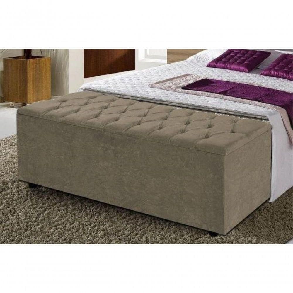 Récamier Marrocos Cama Solteiro 80 Cm Imbuia - Marrom