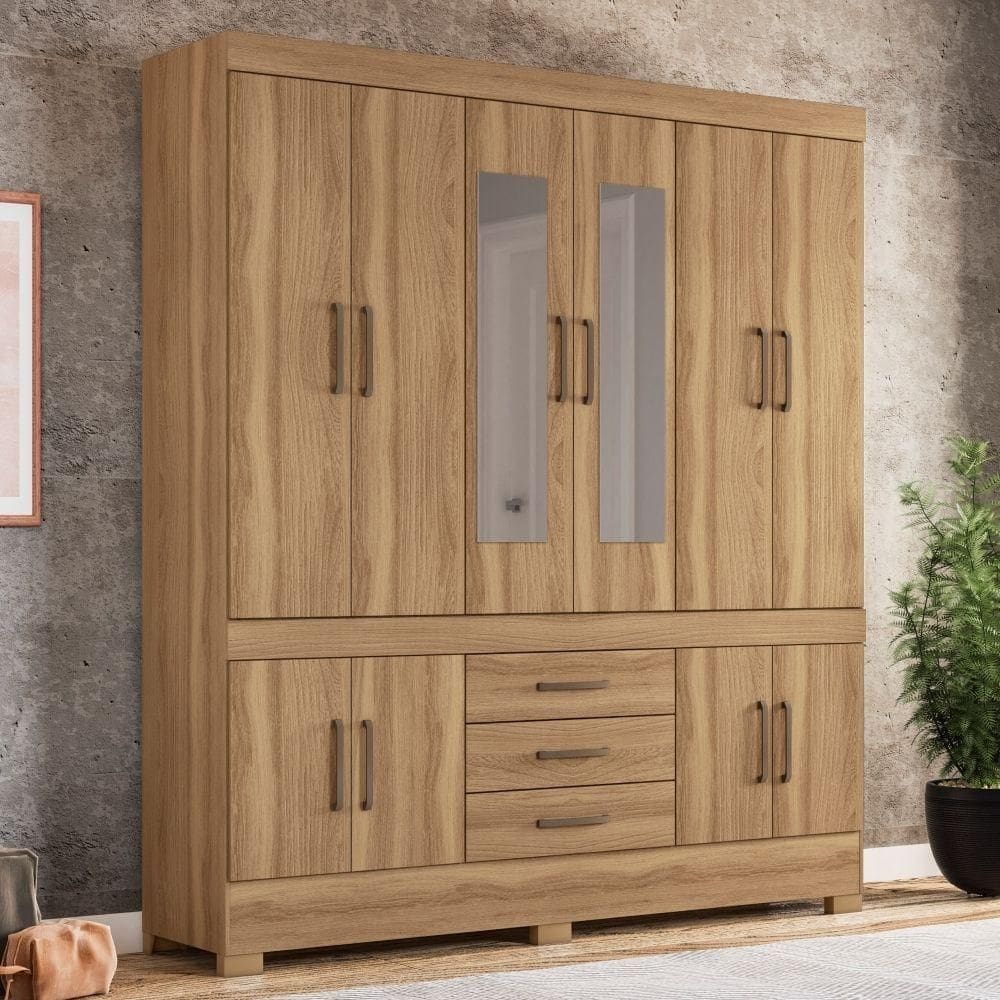 Guarda Roupa Com Espelho Emilia Amendola