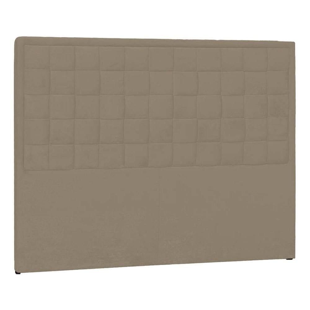 Cabeceira SolteiroP04 100 Cm Suede Marrom Claro Tca 945