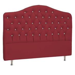 Cabeceira Queen Florence P04 160 Cm Suede Vermelho Tca 53
