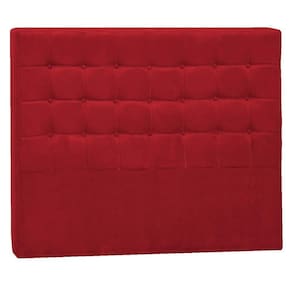 Cabeceira Queen Pequim P04 160 Cm Suede Vermelho