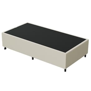 Base Para Cama Box Solteiro 88X188Cm Hit Corano Bege- Mpozenato