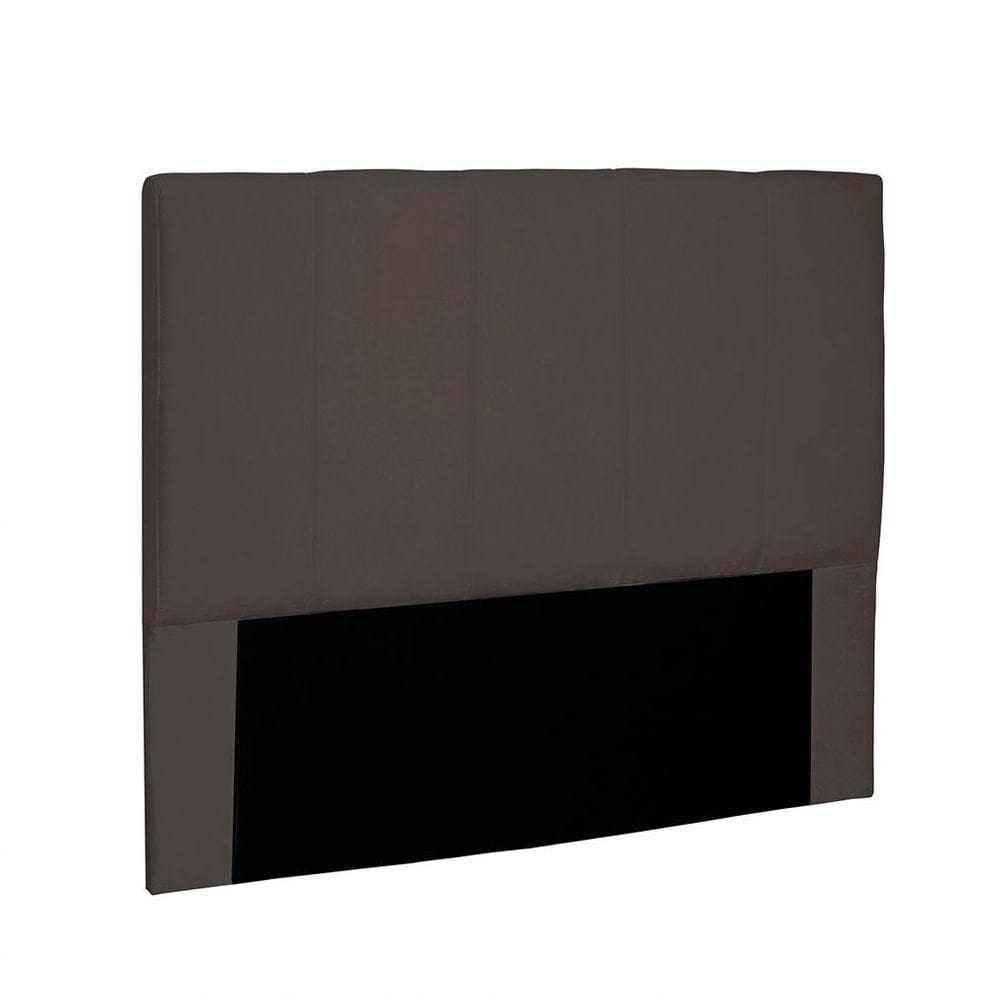 Cabeceira Arizona Cama Box King 195 Cm Suede Café