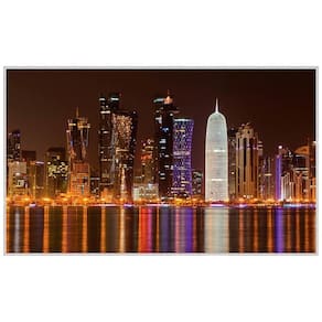 Quadro Decorativo Cidades Com Moldura Para Sala Quarto Escritório 152x92 Cidades 016