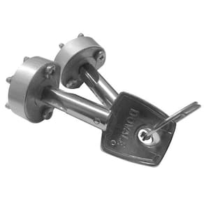 Cilindro Dovale Tetra C/ Estrela Trava Lateral Par latão - 37140