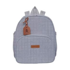 Mochila de Maternidade Pirulitando Baby Cuidado Cinza
