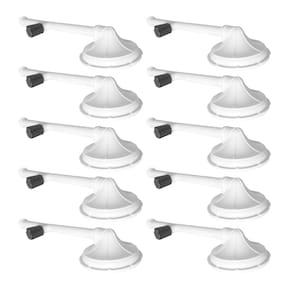 Kit C/10 Chuveiro Ducha Plástico 4 C Registro Branco Akato