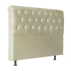 Cabeceira Solteiro 90cm Emilia Suede Marfim Id Suede Marfim