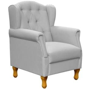 Poltrona Yara P02 Linho Cinza