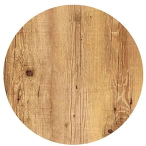 Tampo Em Mdf 18mm Redondo 130 Cm - Antiquá Cor Marrom