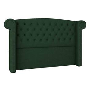 Cabeceira Queen Lyon P04 160 Cm Suede Verde