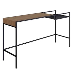 Aparador Para Sala De Estar 140cm Pés Metálicos preto