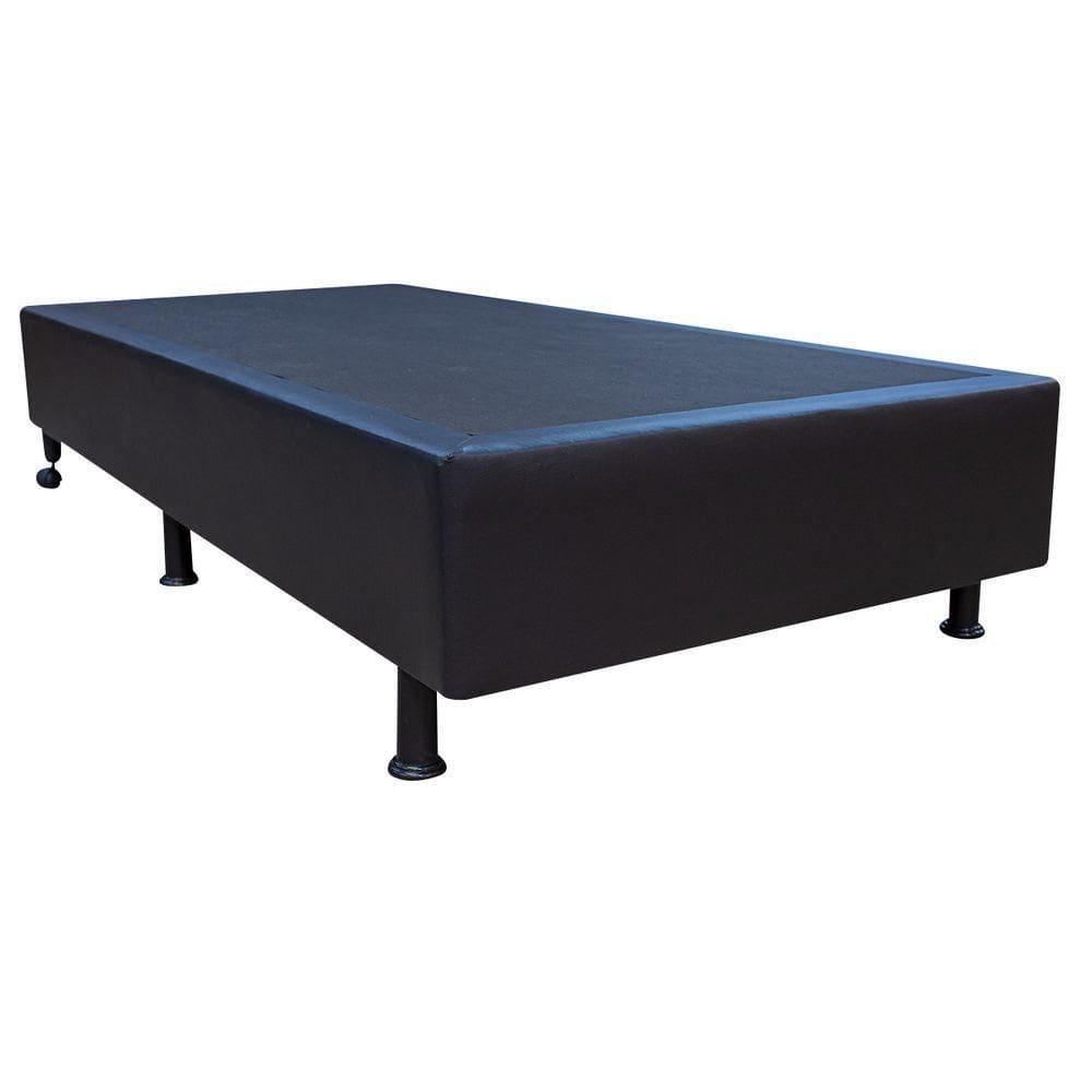Base Cama Box Solteiro Corano Preto
