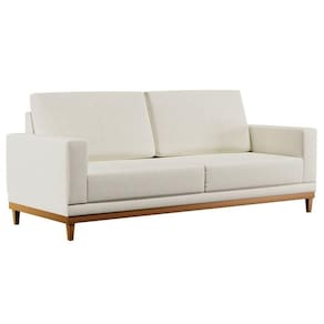 Sofá Kayrós 145Cm 2 Lugares D05 Linho Cru - Mpozenato