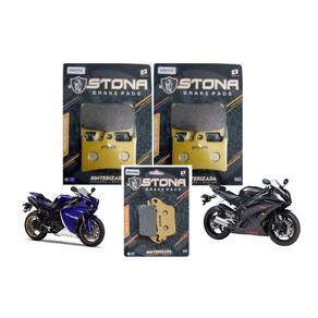 Kit Pastilha Freio Stona D/T YZF R1 1000 2019 2020 2021