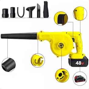 Soprador De Folhas Eletrico Bateria Portátil 2200W 48V