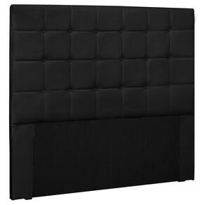 Cabeceira Estofada Cama Box Casal 140cm Corano Preto