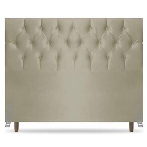 Cabeceira Cama Box Casal King Size Madrid 195cm Corano Bege