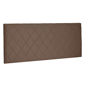 Cabeceira Estofada Box Casal King Esmeralda 195cm Caramelo