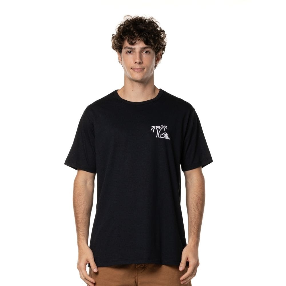 Camiseta Quiksilver Dupla Face Surf & Turf