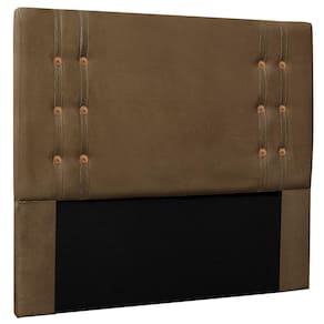 Cabeceira Estofada Box Casal Monreale 140cm Suede Caramelo