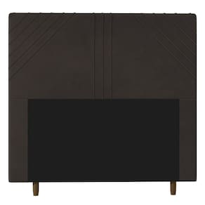 Cabeceira Cama Box Solteiro Lisboa 90Cm Marrom