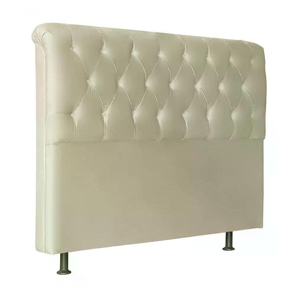 Cabeceira Queen 160cm Emilia Suede Marfim Id Suede Marfim