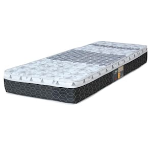 Colchão Solteiro Mola Class Bonnel New Euro 120X203X25Cm Branco/Cinza - Castor