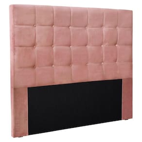 Cabeceira King 1,95m Verona Veludo Rosa