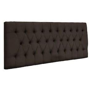 Painel Cabeceira Dubai Para Cama Box-1,93 Mt-suede Marrom