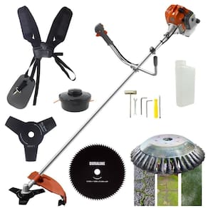 Roçadeira Rl520 52cc 9000rpm 2t + Lâmina 80d E Escova De Aço