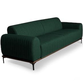Sofá 3 Lugares Molino 180 Cm Verde Musgo C-117