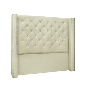 Cabeceira Vicenza Para Cama Box King 195 cm Linho - D`Rossi