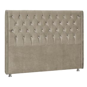 Cabeceira Casal Tóquio P04 140 Cm Suede Bege