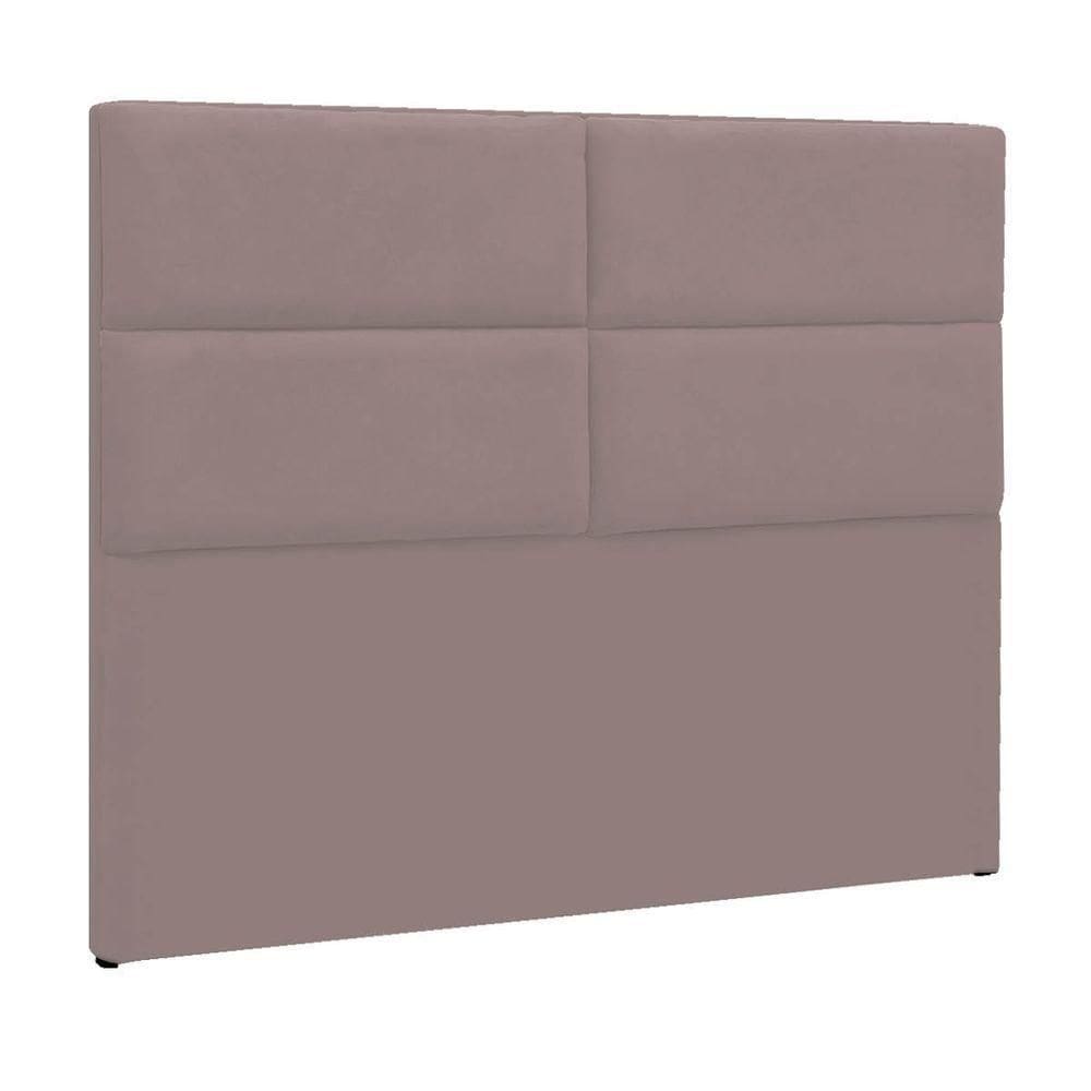Cabeceira Solteiro Berlim P04 90 Cm Suede Rosê Tca 949